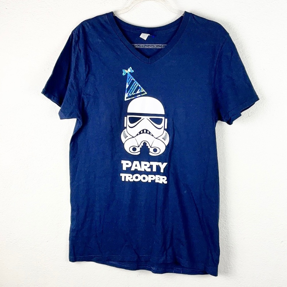 FRUIT OF THE LOOM | STAR WARS Party Trooper Storm Trooper Party Hat T-Shirt